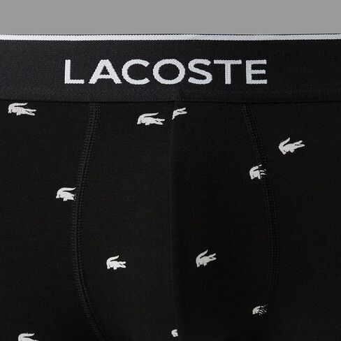 سراويل داخلية رجالية من القطن قابلة للتمدد بطباعة تمساح صغيرة من Lacoste، عبوة من 3 قطع (حصريًا لأمازون) in Saudi Arabia
