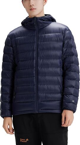 Pioneer Camp Mens Lightweight Puffer Jacket 800 power down fill XYR301003 in Saudi Arabia