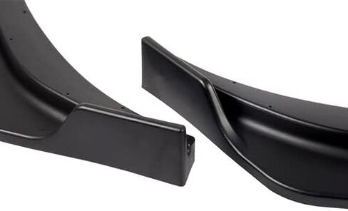 3 Pieces Front Bumper Lip Spoiler Splitter Side Body Kit Trim Protection Compatible with 2019-2021 Chevrolet Malibu, 2020 (Painted Black) in Saudi Arabia
