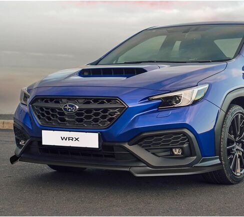 Q1-TECH، 9 قطع من وصلات الشفة الأمامية والتنورة الجانبية متوافقة مع سوبارو WRX 2022-2025، ممتص الصدمات الأمامي للشفاه وموزع هواء الذقن ABS (مطلي باللون الأسود) in Saudi Arabia