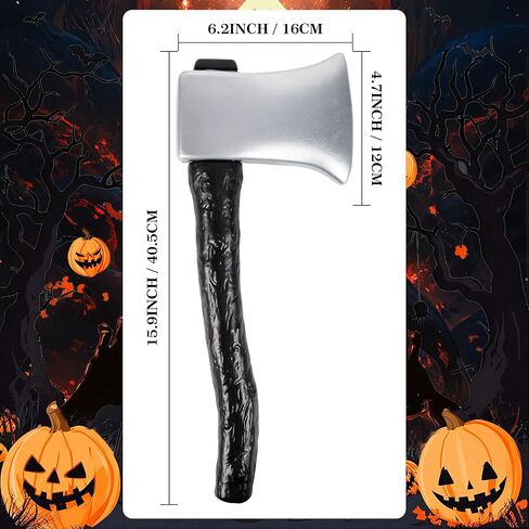 دعامة فأس بلاستيكية مقاس 40.64 سم، فأس زي مزيف لإكسسوارات ملابس الهالوين الفاخرة in Kuwait