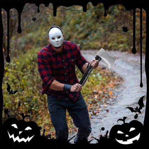 دعامة فأس بلاستيكية مقاس 40.64 سم، فأس زي مزيف لإكسسوارات ملابس الهالوين الفاخرة in Kuwait