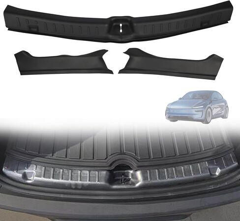 Rear Trunk Door Sill & Side Guard Protector Cover Compatible with Tesla Model Y Juniper 2025 Refresh Rear Bumper TPE Trunk Door Sill Strip Protectors in Saudi Arabia