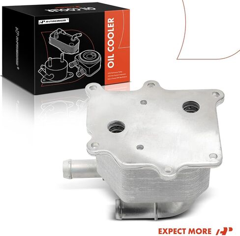 A-Premium Engine Oil Cooler Compatible with Ford Explorer 2011-2019, Edge 2007-2010 2015-2020, Taurus 2013-2019, Flex 2009-2019 & Lincoln MKX 2007-2010 2015-2018, MKT 2010-2012, Nautilus 2019-2020 in Saudi Arabia
