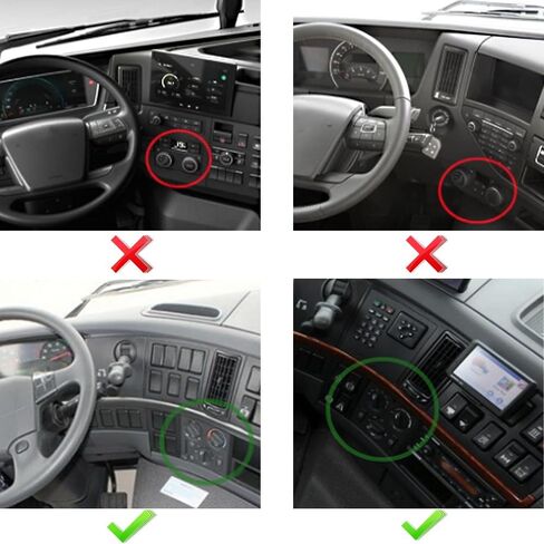 A/C Control Unit Panel Combined Switch, Compatible with Volvo Truck FM FH, 21318123/20508582/21318121/85115380/20853478/21272395, Popular in Saudi Arabia