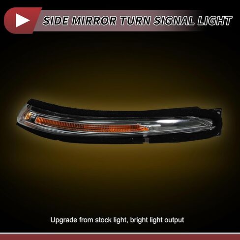 1 قطعة مرآة السيارة بدوره مصباح إشارة لشركة هيونداي I10 2014-2017 اليسار LED Trun مصباح إشارة مصباح رقم 87614B4000 in Saudi Arabia