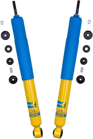 مجموعة Bilstein 4600 Series من الصدمات الأمامية والخلفية مع مثبت التوجيه يناسب 2017-2025 F250 F350 Super Duty 4WD بدون حزمة Tremor للطرق الوعرة | اتجاهات السيارات صائق | 24-274937 24-274944 24-286558 in Saudi Arabia