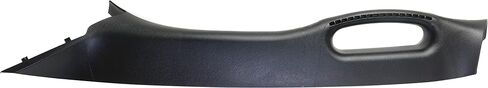 مقبض أمامي Garage-Pro، مقبض جانبي للسائق متوافق مع 2002-2008 Dodge Ram 1500، 2003-2009 Ram 2500 و2003-2009 Ram 3500 A، قالب زخرفة عمود، أسود، بلاستيك in Saudi Arabia