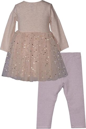 Bonnie Jean Girl's Sequin Pumpkin Leggings Set for Toddler and Little Girls in Saudi Arabia