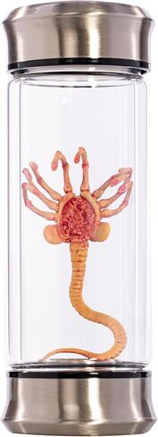 Alien Critter Embryo in Jar Glass Bottle with Display Box 8" Collectible Movie Prop Replica for Halloween Costume in Saudi Arabia