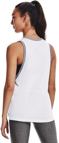 Under Armour Stadium Womens Tank Top S Black-White in Saudi Arabia