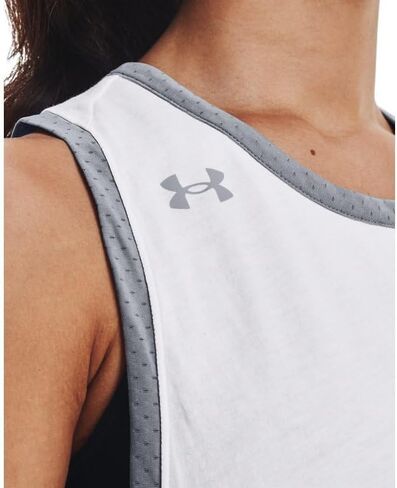 Under Armour Stadium Womens Tank Top S Black-White in Saudi Arabia