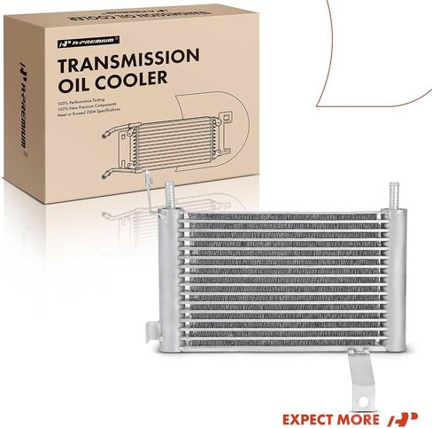A-Premium Transmission Oil Cooler Compatible with Ford E-250 E250 2012, E-350 Super Duty/E-450 Super Duty 2008-2014, 5.4L 6.8L, 5 Speed Transmission Replace# 8C2Z7A095B, 8C2Z7A095E in Saudi Arabia