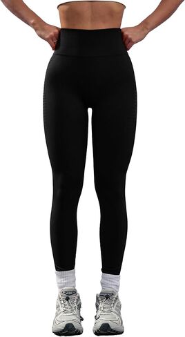 Compression Leggings for Women Tummy Control Gym Scrunch Seamless Butt Lifting High Waist Athletic Yoga Shaplite in Kuwait
