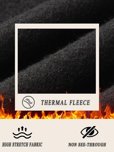 Fleece Lined Leggings with Pockets for Women, Buttery Soft High Waisted Thermal Warm Hiking Running Pants in Saudi Arabia