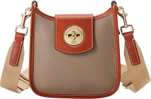Dooney & Bourke Handbag, Pebble Turnlock Messenger 20 | Caramel in Saudi Arabia