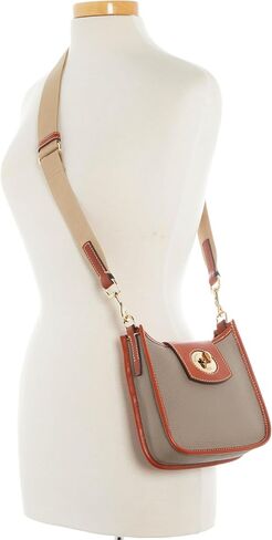 Dooney & Bourke Handbag, Pebble Turnlock Messenger 20 | Caramel in Saudi Arabia