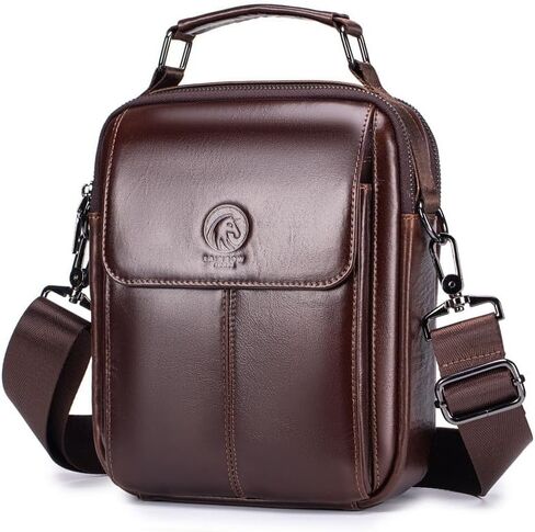 RAINBOW HORSE Men's Vintage Genuine Leather - Organized,Classcial & Functional Crossbody Bag for Daily Carry in Saudi Arabia