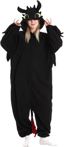 Unisex Adult Onesie Dragon Animal Pajamas,Halloween Cosplay Costumes,Cartoon Costumes Party Wear in Kuwait