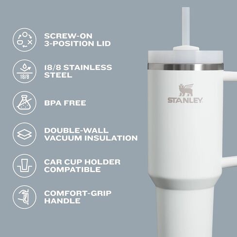 STANLEY The Quencher H2.0 FlowState Tumbler (Soft Matte) | 30 OZ Stormy Sea in Saudi Arabia