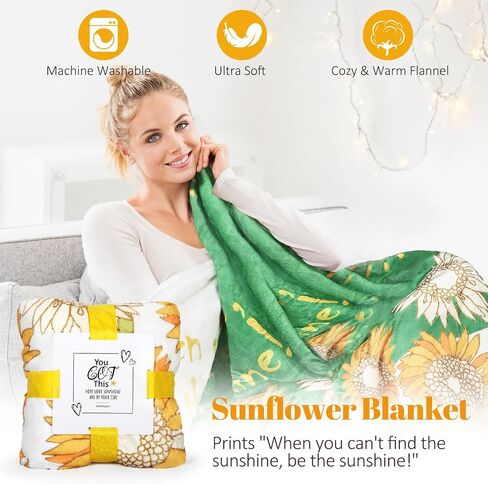 Get Well Soon Gift Baskets for Women, 9pcs Care Package for Women, After Surgery Recovery Gifts for Women, Feel Better Gifts Thinking Of You Gifts - Sending You Sunshine Box for Sick Friend in Saudi Arabia