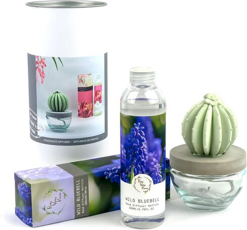 Barrel Cactus Ceramic Fragrance Diffuser Combo 200ml Velvet Petunia in Saudi Arabia