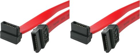 StarTech.com كابل SATA 12 بوصة إلى الزاوية اليمنى SATA Serial ATA (SATA12RA1) in Saudi Arabia