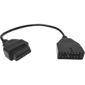 محول obd1 إلى obd2 gm، أداة تمديد تشخيصية لقارئ رمز الكابل التلقائي، obd1 12 دبابيس إلى obd2 16 دبابيس كابل الماسح الضوئي لمقبس السيارة، استبدال موصل الماسح الضوئي التلقائي لمعظم الموديلات in Kuwait