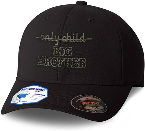 Flexfit Cap for Men & Women Embroidered Only Child Big Brother Newborn Flexfit Hats Baseball Caps in Saudi Arabia