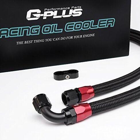 G-PLUS 25 صف AN10 طقم مبرد زيت ناقل الحركة + لوحة ساندويتش مبرد الزيت على الطراز الإنجليزي لاستبدال BILLET LS1 LS2 LS3 LSX VE HSV in Saudi Arabia