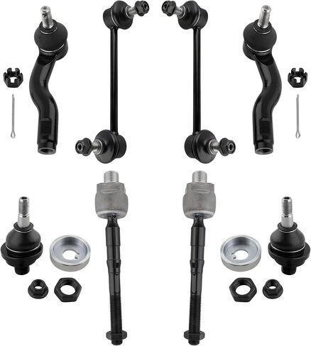 BOXI K500013 K80251 K80250 ES800102 ES800101 EV800531 8 قطعة الجبهة الداخلية الخارجي Tierod الجبهة Sway القضبان وصلات كروية لفورد فيوجن 2006-2010/لينكولن MKZ 07-09 زفير 2006/لميركوري ميلان 06-09 in Kuwait