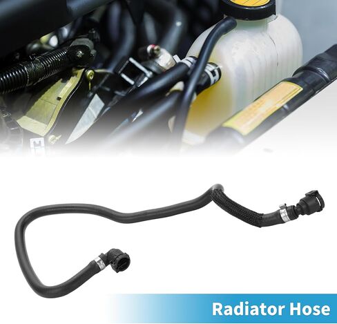Radiator Hose No.17128602600 Engine Expansion Tank Overflow Pipe for BMW 530e 2018-2020 Rubber Black in Saudi Arabia