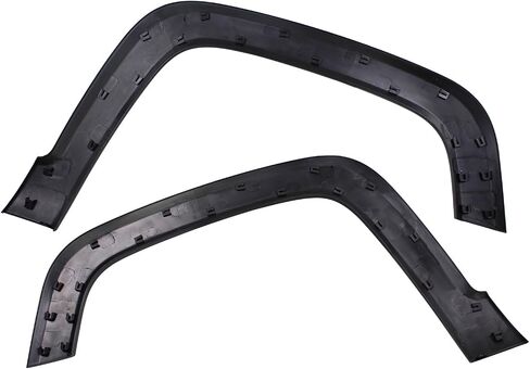 Front Driver and Passenger Side Wheel Fender Flare Molding with Clips for Jeep Renegade 2015-2023 in Saudi Arabia