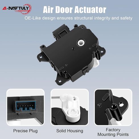 HVAC Blend Door Actuator Fits for Honda Accord 1998-2002, Pilot 2003-2008, Odyssey 1999-2004, Acura MDX 2001-2006, Main - Mode, 7-Pin, Heater Air Vent Actuator, Replace# 604-376, 79140S0XA01 in Saudi Arabia