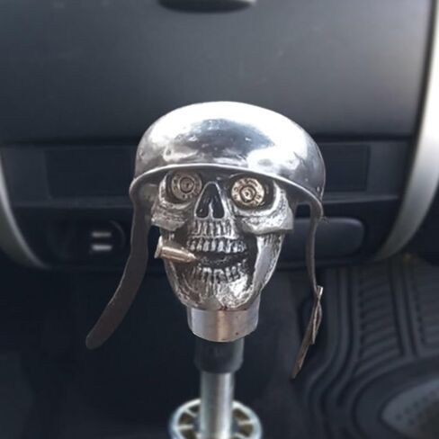 Car Skull Gear Shift Knob - Unique Soldier Grip, Cool Shift Knob for Most Manual & Automatic Car, Trucks & SUVs in Saudi Arabia