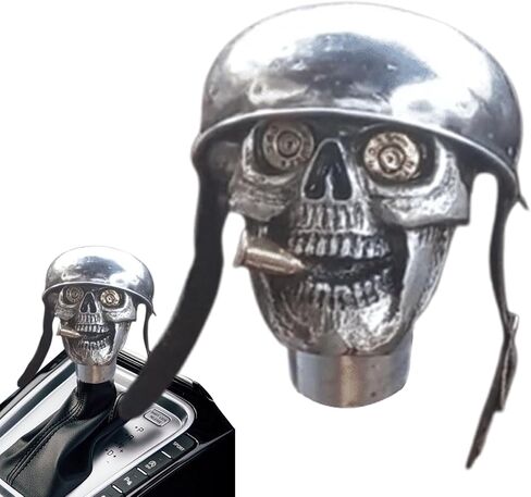 Car Skull Gear Shift Knob - Unique Soldier Grip, Cool Shift Knob for Most Manual & Automatic Car, Trucks & SUVs in Saudi Arabia