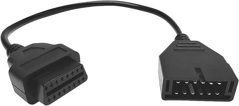 محول obd1 إلى obd2 gm، أداة تمديد تشخيصية لقارئ رمز الكابل التلقائي، obd1 12 دبابيس إلى obd2 16 دبابيس كابل الماسح الضوئي لمقبس السيارة، استبدال موصل الماسح الضوئي التلقائي لمعظم الموديلات in Kuwait