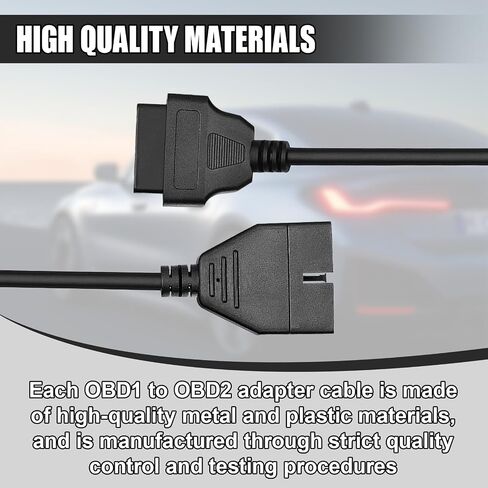 محول obd1 إلى obd2 gm، أداة تمديد تشخيصية لقارئ رمز الكابل التلقائي، obd1 12 دبابيس إلى obd2 16 دبابيس كابل الماسح الضوئي لمقبس السيارة، استبدال موصل الماسح الضوئي التلقائي لمعظم الموديلات in Kuwait
