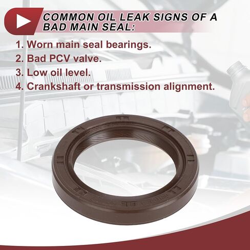 1 Pc Engine Crankshaft Oil Seal for Kia Rio for Hyundai Accent Front Main Seal No.21421-22020 in Saudi Arabia