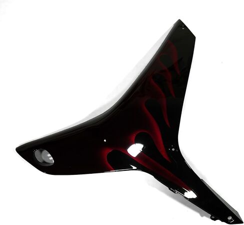 ZXMOTO مجموعة انسيابية للدراجات النارية لـ 2007 2008 Honda CBR 600RR حقن ABS البلاستيك هيكل السيارة (الأحمر والأسود) in Saudi Arabia