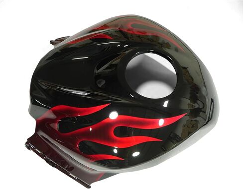 ZXMOTO مجموعة انسيابية للدراجات النارية لـ 2007 2008 Honda CBR 600RR حقن ABS البلاستيك هيكل السيارة (الأحمر والأسود) in Saudi Arabia