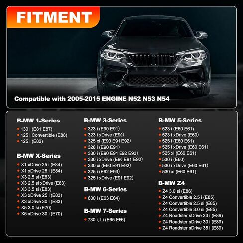11517586925 مضخة مياه المحرك الكهربائي و11537536655 ترموستات متوافق مع BMW 125i 130i 323i 325xi 328i 330i 325i 523i 525i 530i 630i 730i X1 X3 X5 Z4 استبدال #11517563183 11517546994 11517586924 in Saudi Arabia