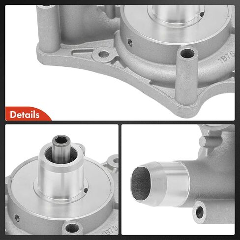 A-Premium Engine Water Pump Compatible with Volkswagen Touareg 2007-2009 & Audi Q7 2007-2010, A6 Quattro 2007-2011, A8 Quattro 2007-2012, R8 2008-2012 2014-2015, RS4 2007-2008, RS5, S5, S6, S8 in Saudi Arabia