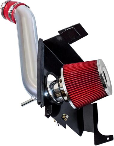 Cold Air Intake System with Heat Shield Kit + Filter Combo RED Compatible For 05-08 Magnum / 06-10 Charger / 08-10 Challenger / 05-10 Chrysler 300 3.5L V6 in Saudi Arabia