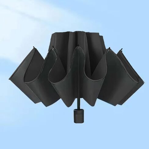Large Double-Layer Rain and Sun Umbrella Manual Open Windproof Design with Strong Frame for Two People in Saudi Arabia