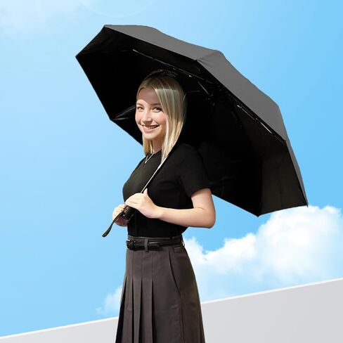 Large Double-Layer Rain and Sun Umbrella Manual Open Windproof Design with Strong Frame for Two People in Saudi Arabia