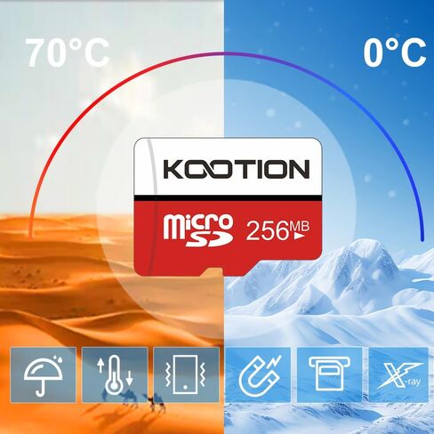 KOOTION بطاقات Micro SD بسعة 32 جيجابايت، 10 عبوات، بطاقة ذاكرة فلاش UHS-1 TF، U1، بطاقة microSDHC من الفئة 10 مع محول in Kuwait