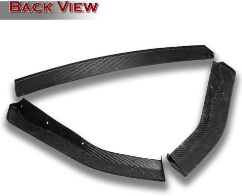 HYPERSPEED Real Carbon Fiber Front Bumper Spoiler Lip 3PCS CT-Style Fit for 2003 2004 2005 Nissan 350Z Z33, Car Mods Replacement Parts Assembly, Auto Exterior Accessories, Air Chin Body Kit Splitter in Saudi Arabia