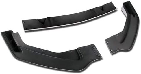 EPARTS 3 Pieces Front Bumper Lip Spoiler Side Body Kit Trim Protection Compatible with 2014-2017 Infiniti Q50, 2015 2016 (Matt Black) in Saudi Arabia