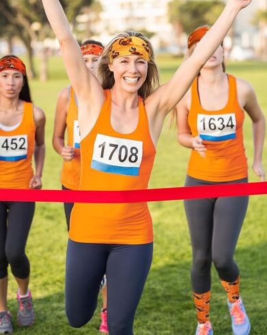 18 Pcs Turkey Trot Costume Set Thanksgiving Sports Headbands Fall Turkey Running Socks Holiday Running Breathable Socks Non Slip Headbands for Men Women Fitness Cycling in Saudi Arabia